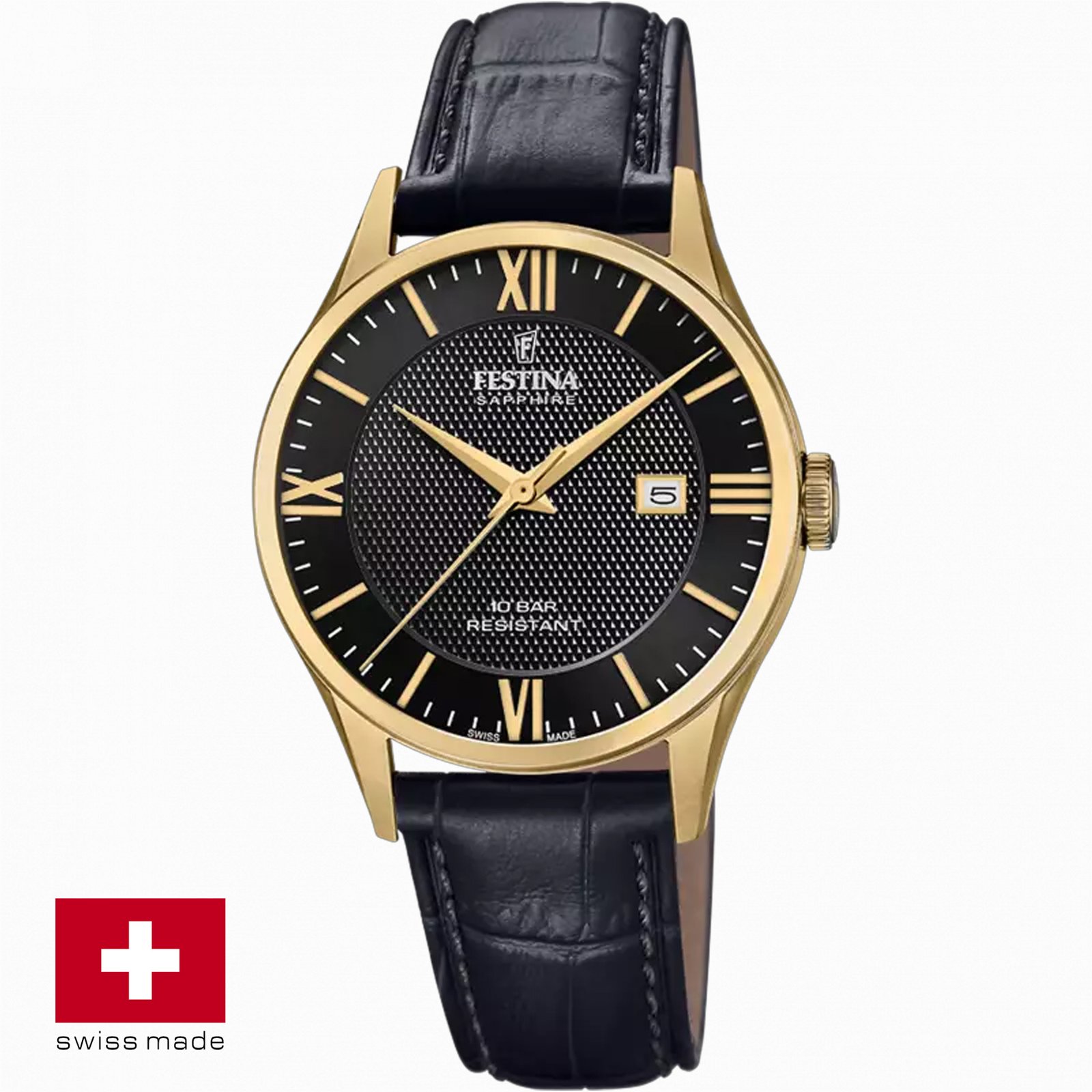 Reloj F20018/1 Festina Swiss Plateado Hombre Swiss Made