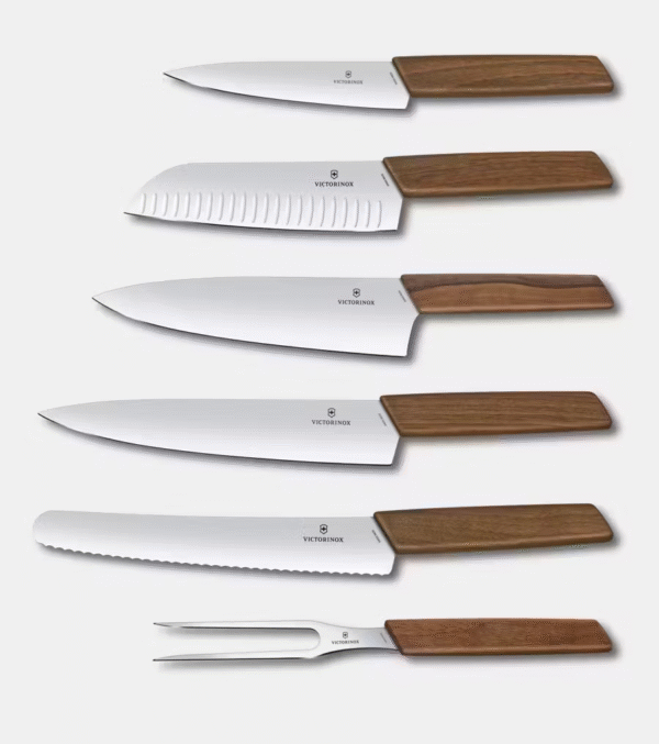 Bloque de cuchillo moderno, 6 piezas