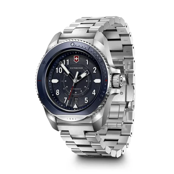 Reloj Journey 1884 dial azul correa acero inox Victorinox