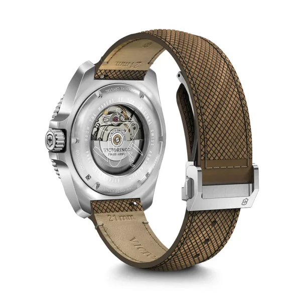 Reloj Journey 1884 Automático dial azul correa de madera Victorinox