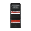 Billetera Tri-Fold con protección RFID Negro