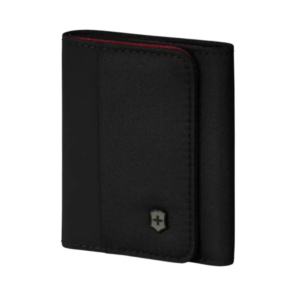 Billetera Tri-Fold con protección RFID Negro
