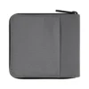 161664-1600-auto Billetera Zip-Around con protección RFID Gris