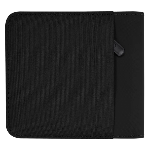 161804-1600-auto Billetera Bi-Fold con protección RFID Negro