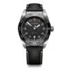 Reloj Swiss Army Automático Negro Correa de Cuero Victorinox