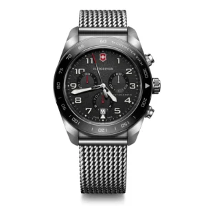 Inicio 79 Reloj Swiss Army Chrono Negro Correa de Acero Victorinox
