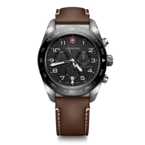 Reloj Swiss Army Chrono Correa de Cuero Café Victorinox