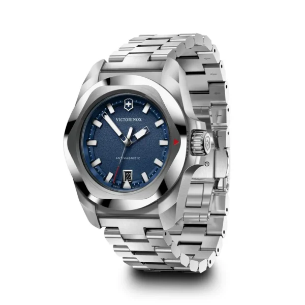 Reloj I.N.O.X. Quartz azul correa acero Victorinox
