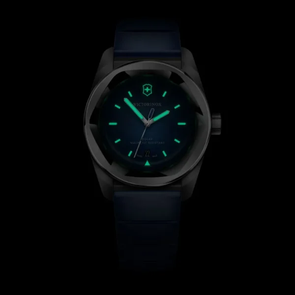 Reloj Concept One Solar azul correa de caucho Victorinox