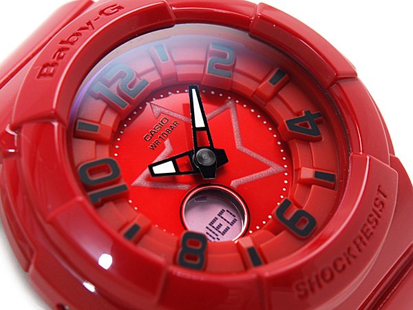 BGA-133-4B-1 Reloj Casio Baby-G Mujer Analógico Digital Rojo