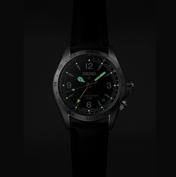 Reloj Seiko Prospex GMT Alpinist Negro