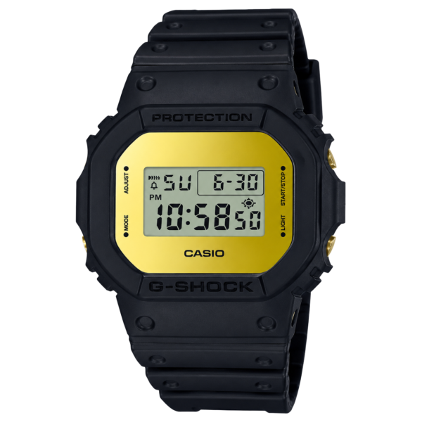 Reloj Casio G-Shock Hombre Digital Negro Mate 200M Mirror Face