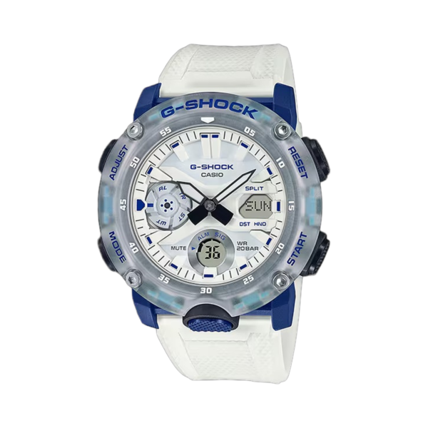 GA-2000HC-7ADR Reloj Casio G-Shock Hombre Analógico Digital Hidden Coast Blanco Transparente 200M