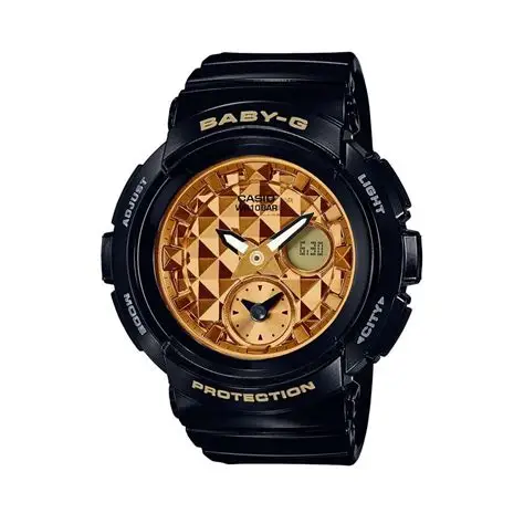OIP (100) Reloj Casio Baby-G Mujer Analógico Digital Negro Dorado 100M