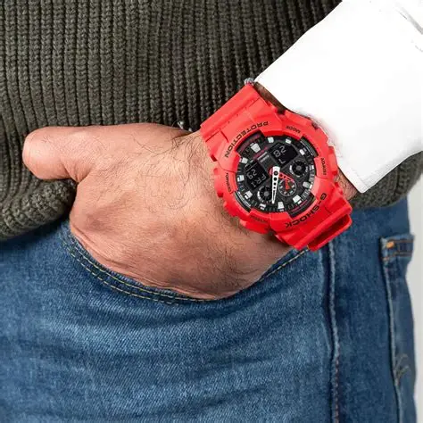 OIP (70) Reloj Casio G-Shock GA-100B-4ADR Rojo