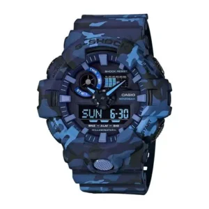 Reloj Casio G-Shock Hombre Analógico Digital Camuflaje Azul 200M