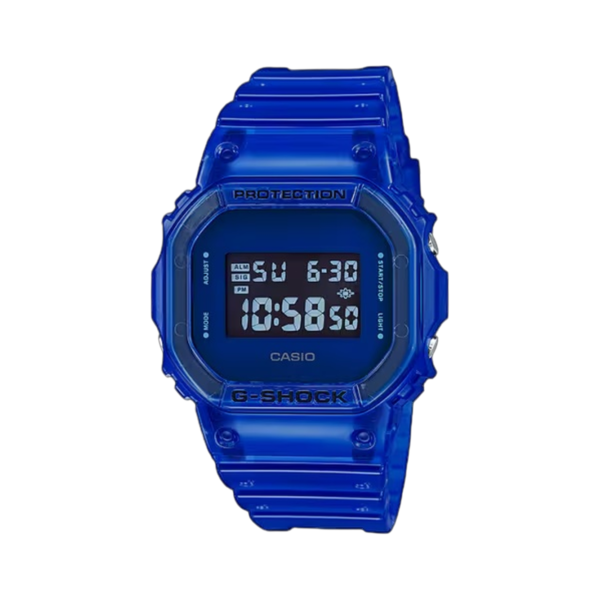 Reloj Casio G-Shock Hombre Digital Azul Transparente 200M