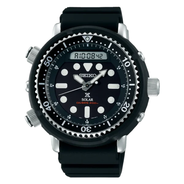 Reloj Seiko Prospex Solar Diver Arnie Negro Híbrido