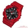 SPORTOWY-ZEGAREK-MESKI-CASIO-G-SHOCK-GA-100B-Box-Grawer-gratis Reloj Casio G-Shock GA-100B-4ADR Rojo