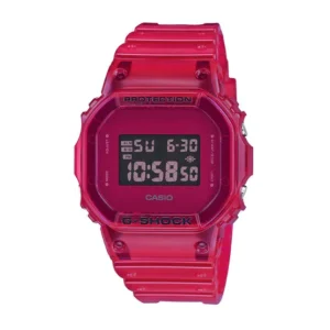 Reloj Casio G-Shock Hombre Digital Rojo Transparente 200M