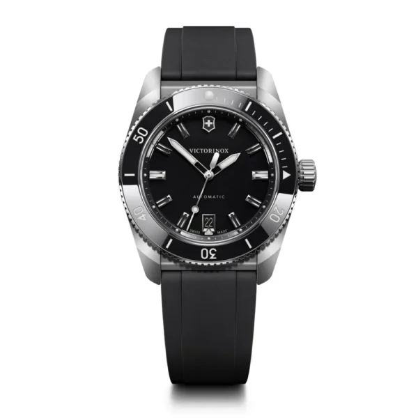 Reloj Victorinox Maverick Automatico Negro Caucho