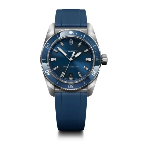 Reloj Victorinox Maverick Azul Caucho Quartz