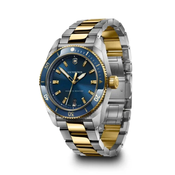 Reloj Victorinox Maverick Quartz Azul Bitono