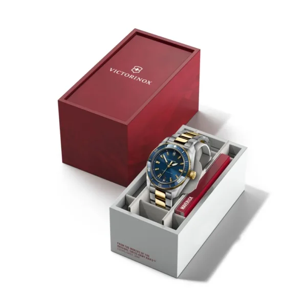 Reloj Victorinox Maverick Quartz Azul Bitono